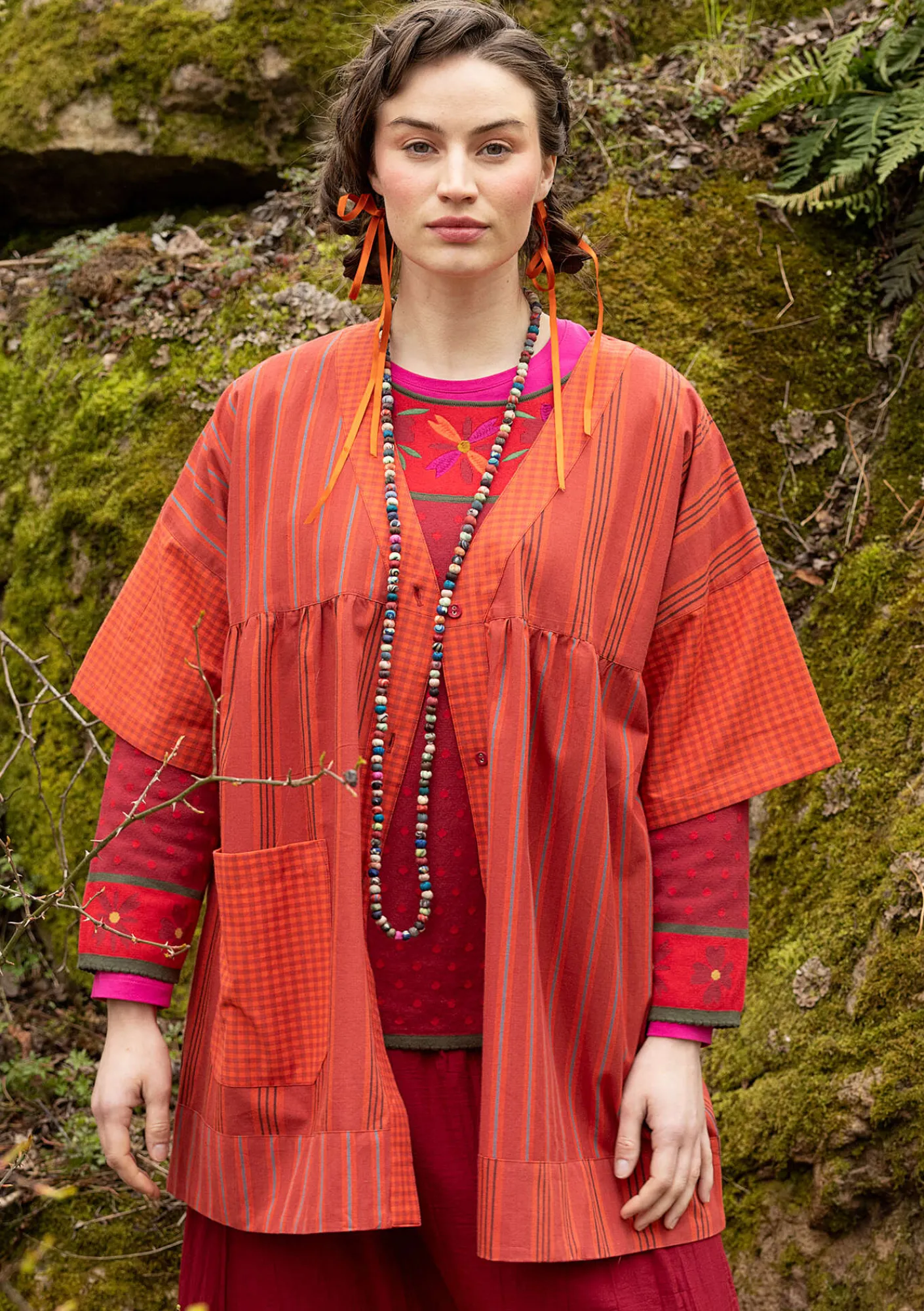 Artistblus "Sofia" i ekologisk bomull-Gudrun Sjödén Best