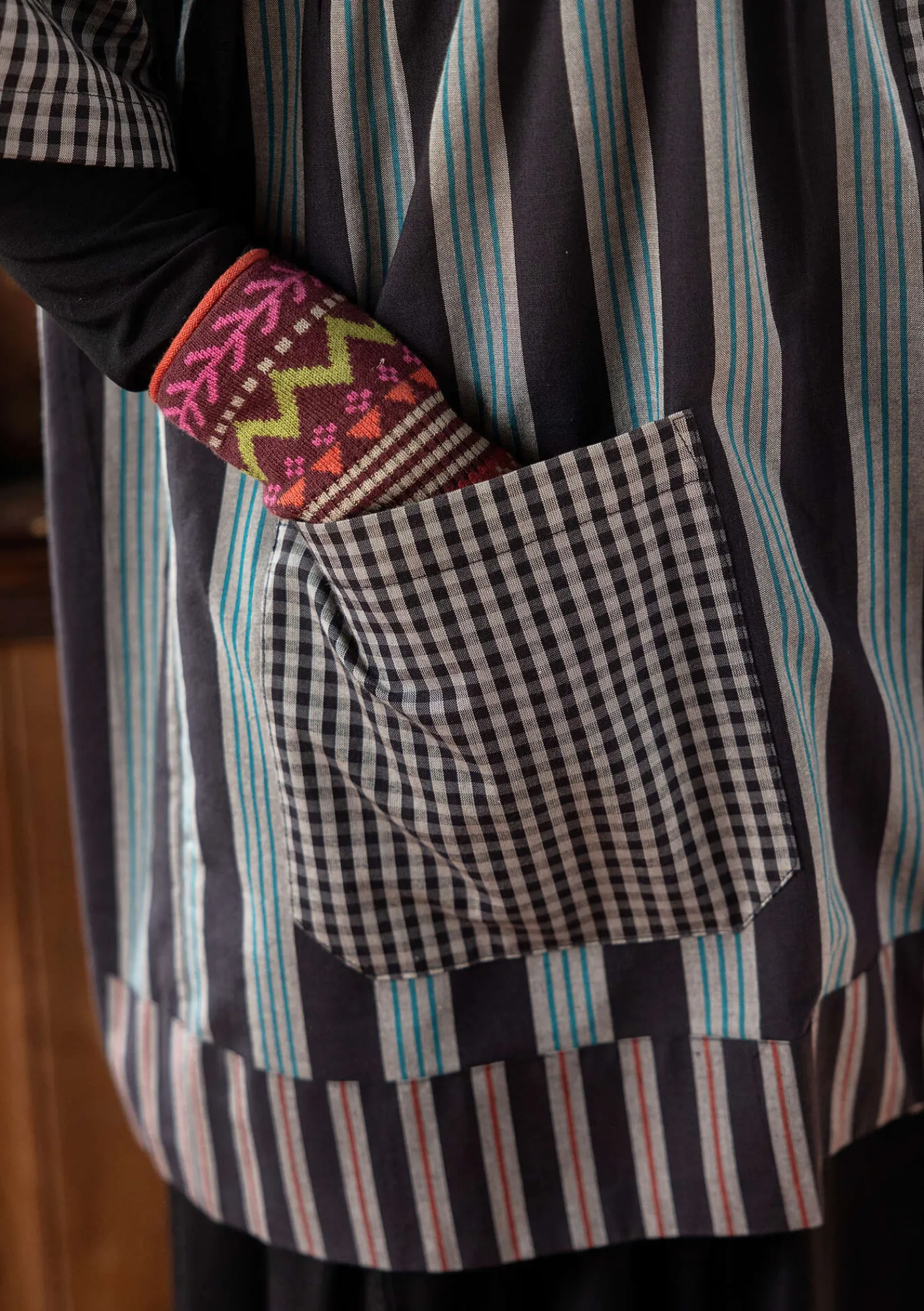 Artistblus "Sofia" i ekologisk bomull-Gudrun Sjödén Discount