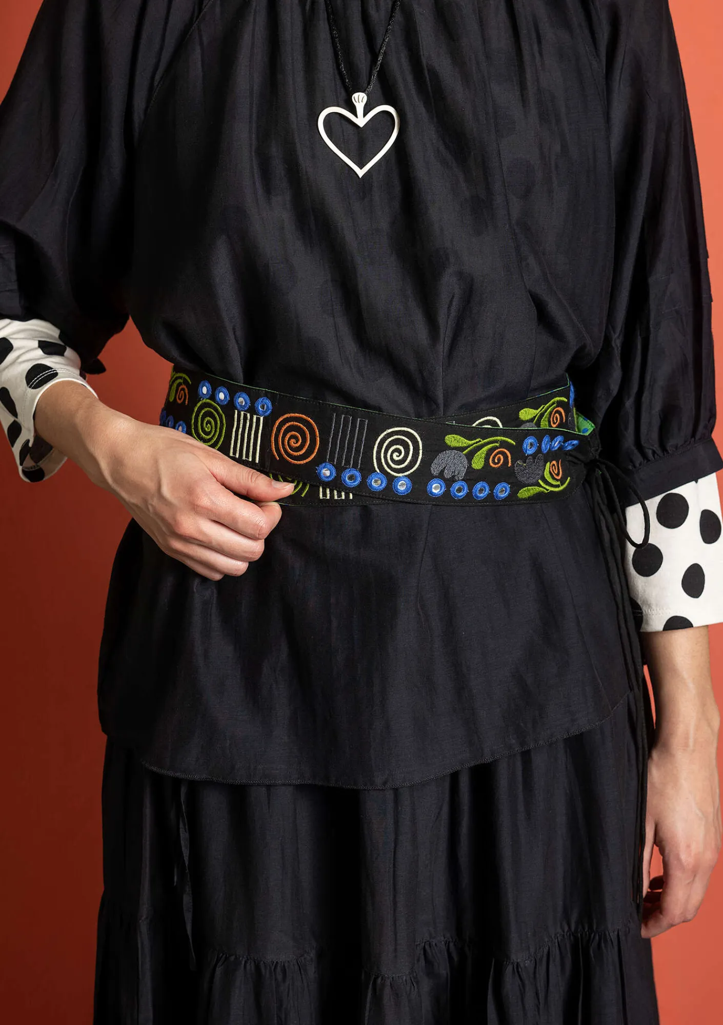 Bälte "Jaipur" i bomull-Gudrun Sjödén Best