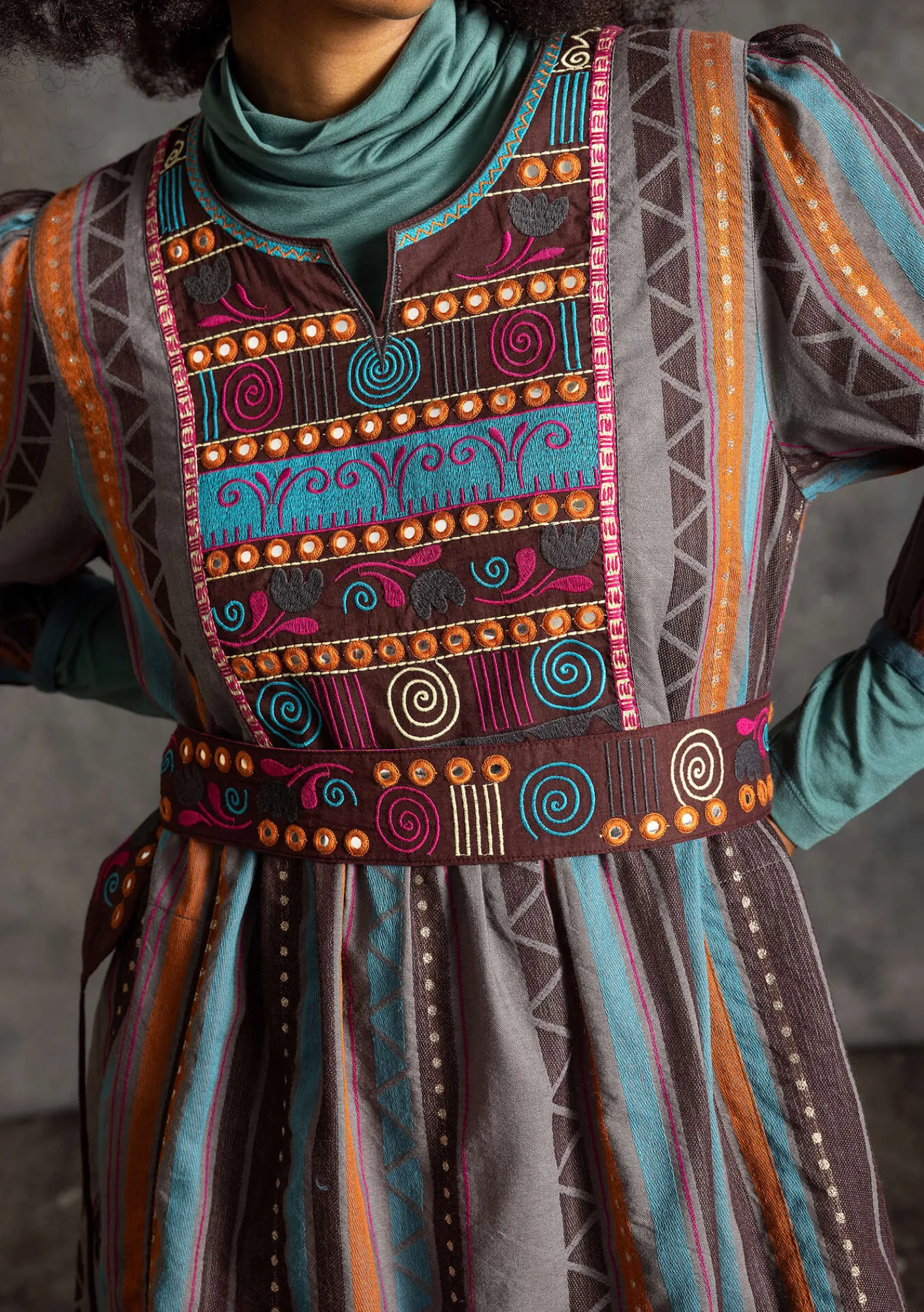 Bälte "Jaipur" i bomull-Gudrun Sjödén