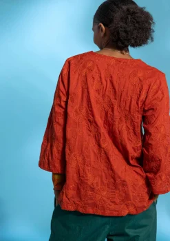 Blus "Clementine" i ekologisk bomull-Gudrun Sjödén Clearance