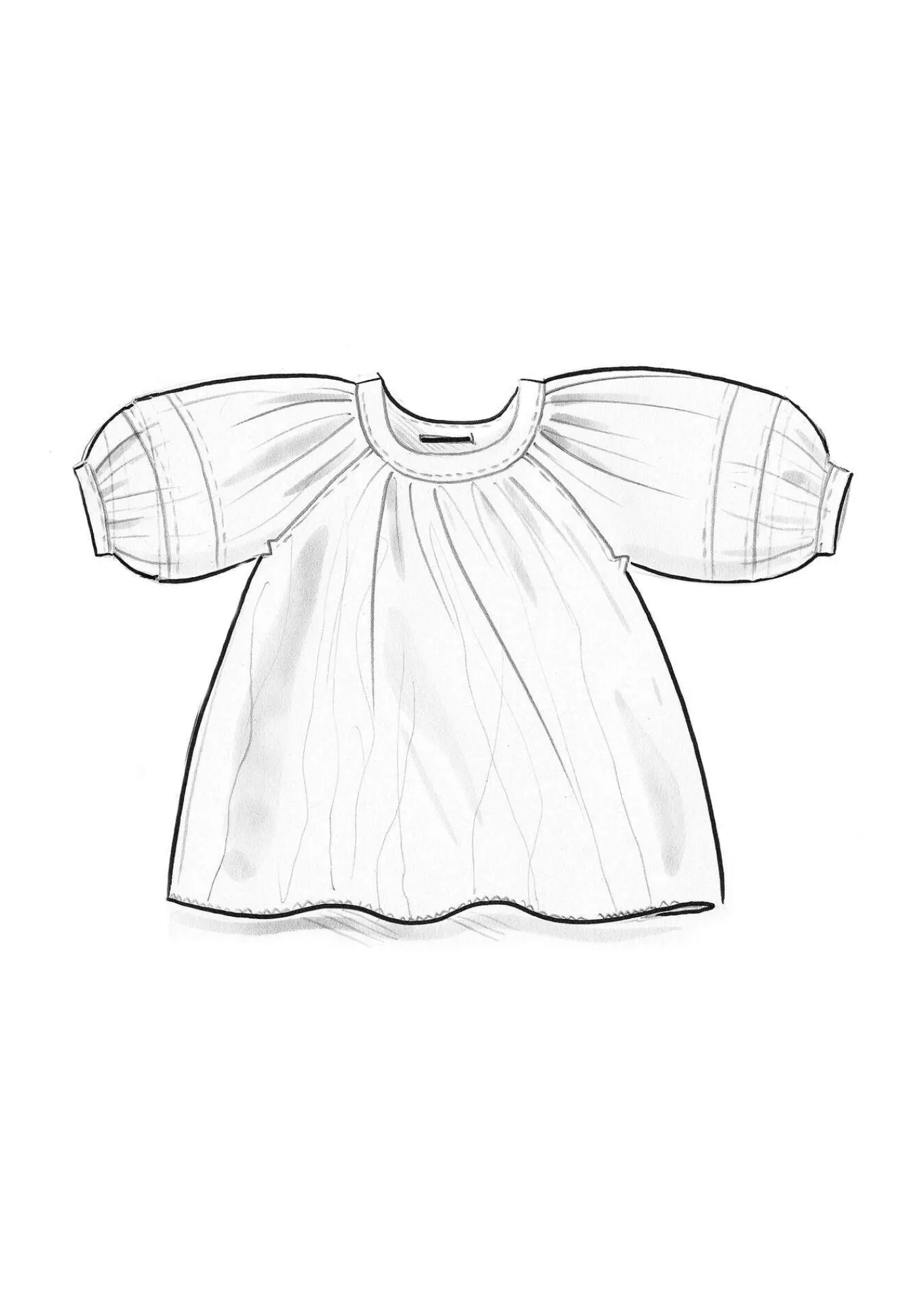 Blus i bomull/siden-Gudrun Sjödén Sale