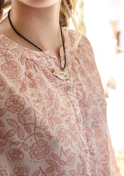 Blus "Lisa" i ekologisk bomull-Gudrun Sjödén Hot