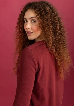 Farfarströja i ekologisk bomullsrib-Gudrun Sjödén Discount