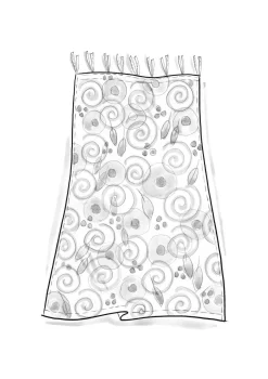 Gardin "Cumulus" i ekologisk bomull-Gudrun Sjödén Outlet