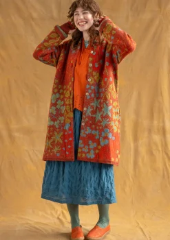 Kappkofta "Saga" i återvunnen ull-Gudrun Sjödén Outlet