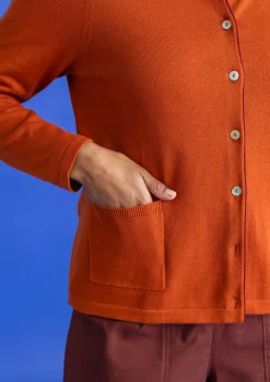 Kofta i ekologisk/återvunnen bomull-Gudrun Sjödén