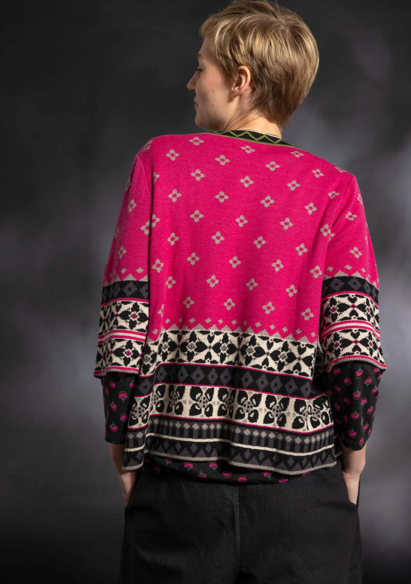 Kofta "Noon" i ull/lyocell-Gudrun Sjödén Clearance