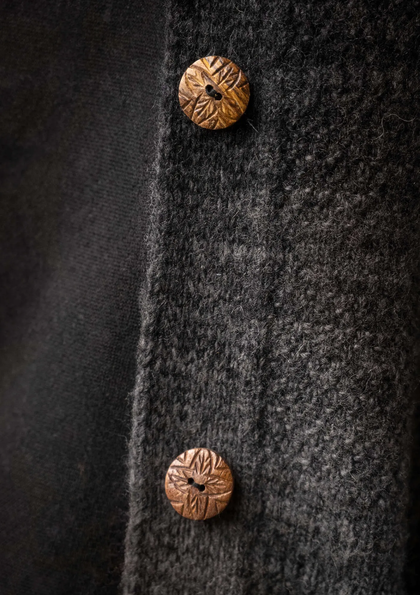 Långkofta "Eckerö" i effektfärgad ull-Gudrun Sjödén Clearance