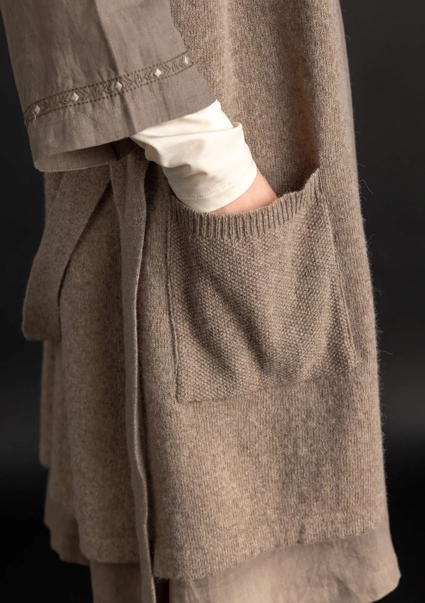 Långkofta i alpackamix-Gudrun Sjödén Online