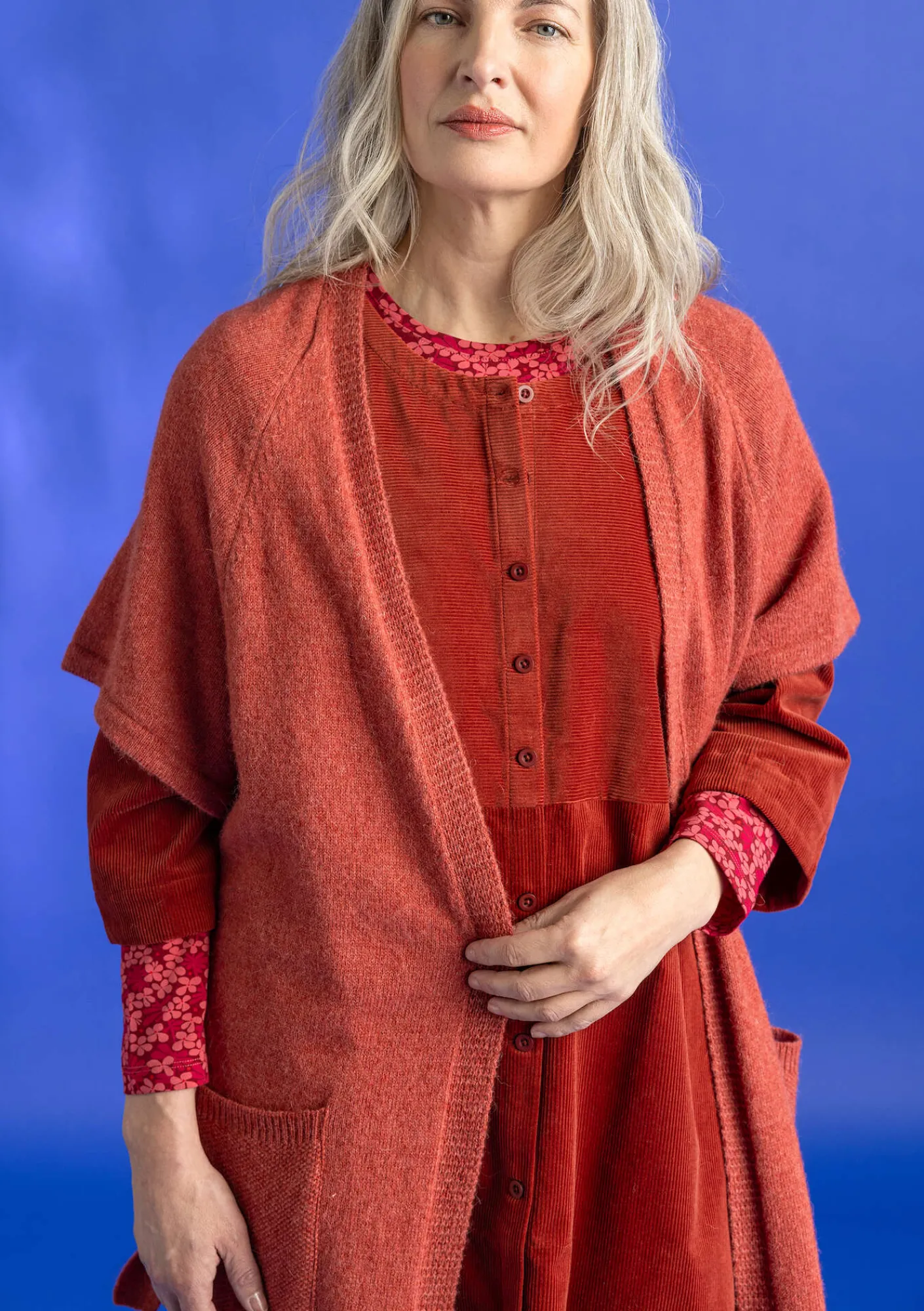 Långkofta i alpackamix-Gudrun Sjödén Clearance