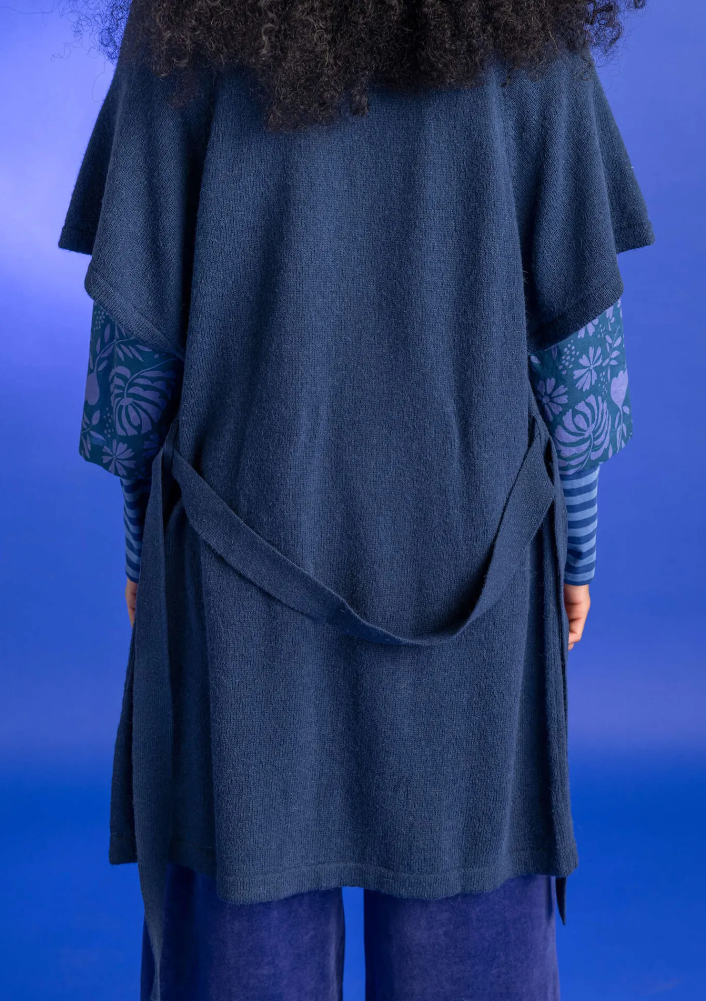 Långkofta i alpackamix-Gudrun Sjödén