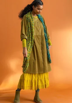 Manchesterklänning i ekologisk bomull/elastan-Gudrun Sjödén Online