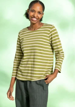 Randig top i ekologisk bomull/modal-Gudrun Sjödén Clearance