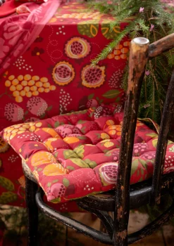 Sittdyna "Fruits" i ekologisk bomull-Gudrun Sjödén New