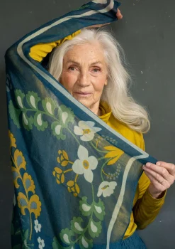 Sjal "Katla" i ull-Gudrun Sjödén Sale