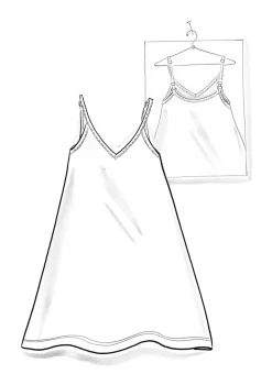 Slipklänning i lyocell/elastan-Gudrun Sjödén Discount