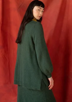 Stickad tunika "Vinternatt" i alpackamix-Gudrun Sjödén Clearance