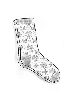 Strumpa "Freja" i ekologisk bomull-Gudrun Sjödén Clearance