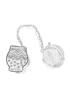 Tesil "Flower pots" i keramik/metall-Gudrun Sjödén Outlet