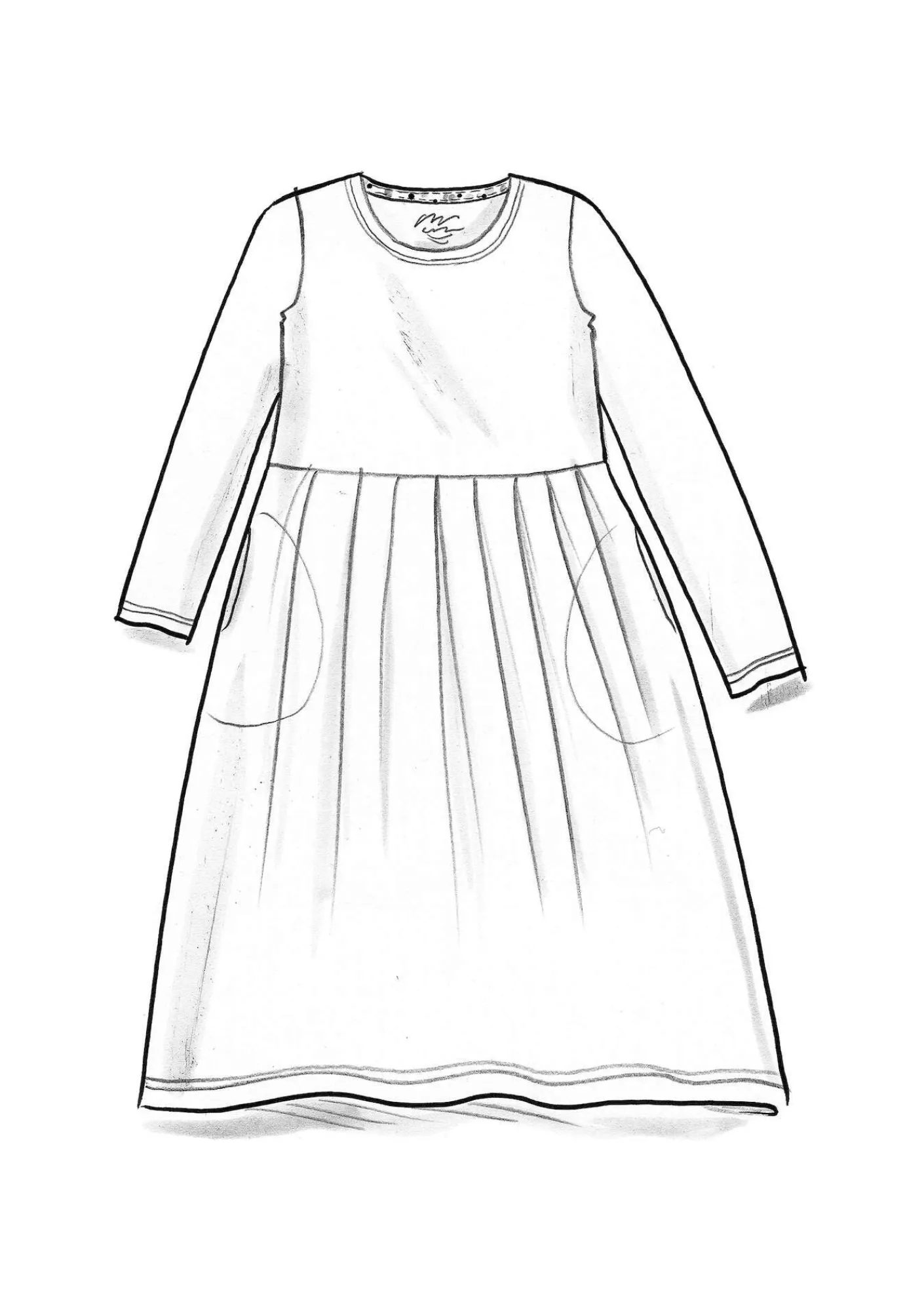 Trikåklänning "Helga" i lyocell/elastan-Gudrun Sjödén Hot