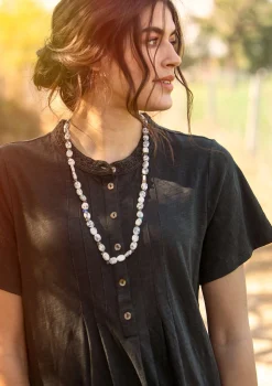 Trikåklänning i ekologisk bomull-Gudrun Sjödén Discount