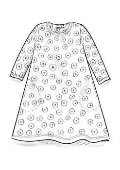 Trikåklänning "Nicole" i ekologisk bomull/modal-Gudrun Sjödén Discount