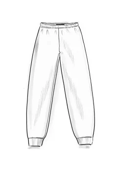 Trikåleggings i ekologisk bomullsrib-Gudrun Sjödén Hot