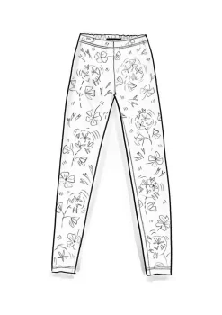 Trikåleggings "Pelargon" i lyocell/elastan-Gudrun Sjödén Online