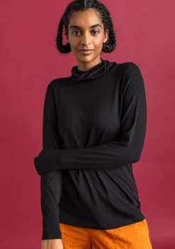 Trikåpolo i lyocell/elastan-Gudrun Sjödén Online