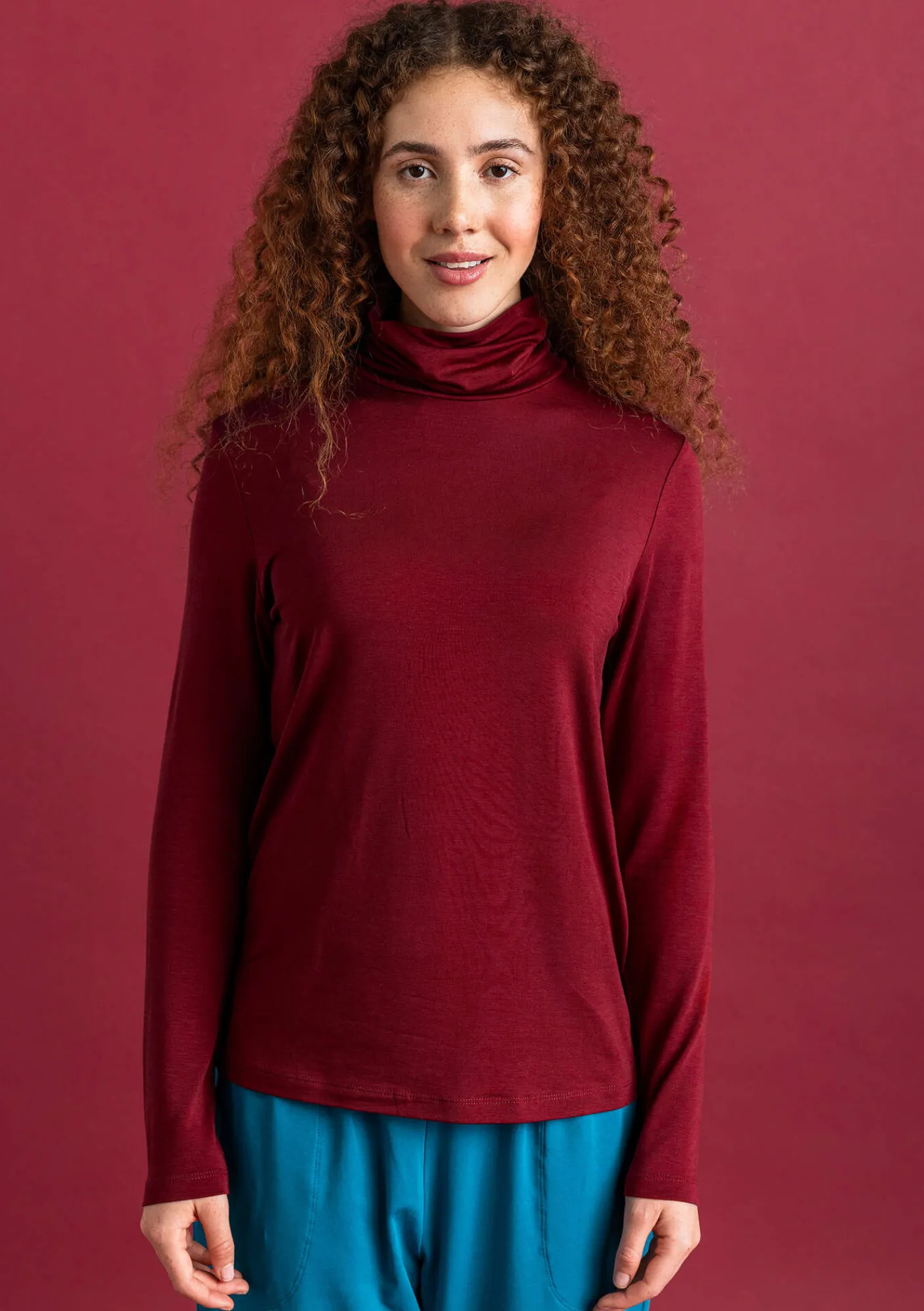 Trikåpolo i lyocell/elastan-Gudrun Sjödén Hot