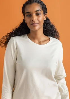 Trikåtop "Ylva" i ekologisk bomull/elastan-Gudrun Sjödén