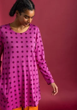 Trikåtunika "Tyra" i ekologisk bomull/modal-Gudrun Sjödén