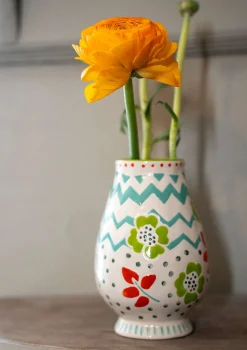 Vas "Wild rose" i keramik-Gudrun Sjödén Discount