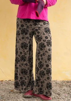 Velourbyxa "Selma" i ekologisk bomull/återvunnen polyester-Gudrun Sjödén Online