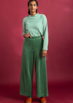 Velourbyxor i ekologisk bomull/återvunnen polyester-Gudrun Sjödén Clearance