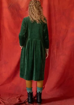 Velourklänning "Fyrverkeri" i ekologisk bomull/återvunnen polyester-Gudrun Sjödén Discount