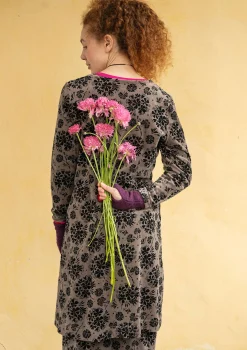 Velourklänning "Selma" i ekologisk bomull/återvunnen polyester-Gudrun Sjödén New