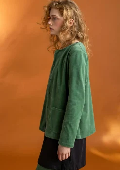 Velourkofta i ekologisk bomull/återvunnen polyester-Gudrun Sjödén Sale