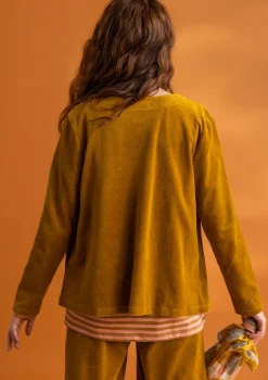 Velourkofta i ekologisk bomull/återvunnen polyester-Gudrun Sjödén Outlet