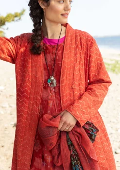 Vändbar kappa "Kavita" i ekologisk bomull-Gudrun Sjödén Best