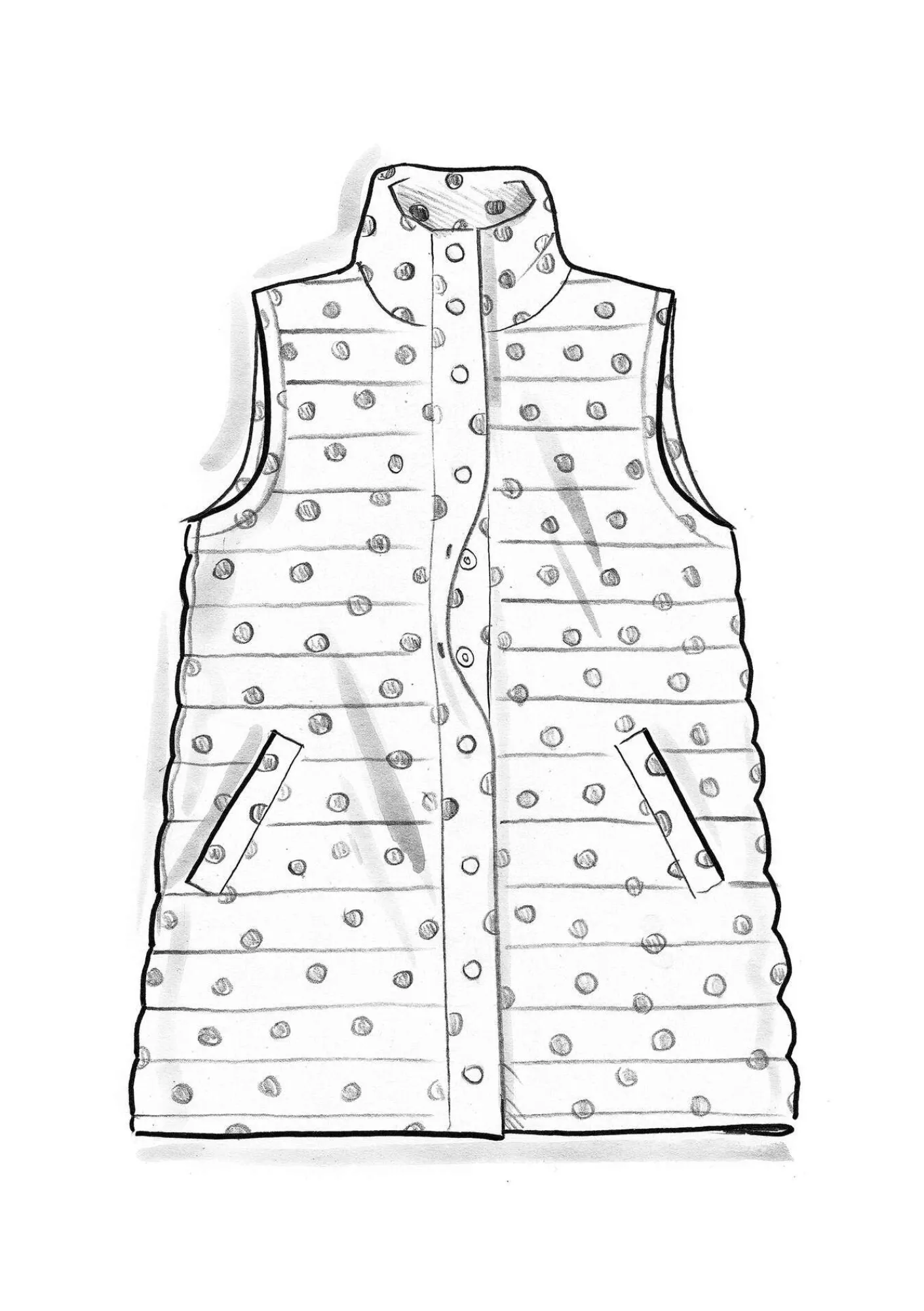 Väst "Susan" i återvunnen polyester-Gudrun Sjödén Hot