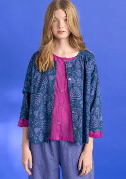 Vävd blus ”Hedda” i ekologisk bomull-Gudrun Sjödén Hot