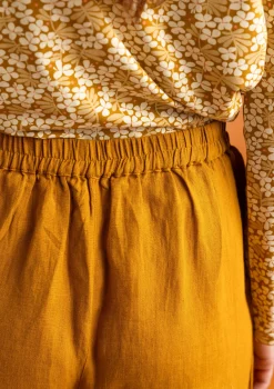 Vävd byxa ”Asta” i lin-Gudrun Sjödén Best