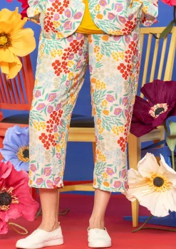 Vävd byxa "Margit" i lin/modal-Gudrun Sjödén Best