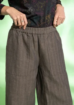 Vävd byxa "Woodland" i ekologisk bomull/lin-Gudrun Sjödén Clearance