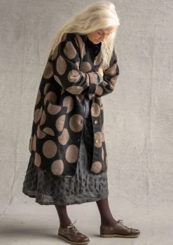 Vävd kappa "Stone" i ullblandning-Gudrun Sjödén Clearance