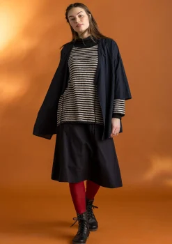 Vävd kimono i ekologisk bomullsdobby-Gudrun Sjödén Clearance