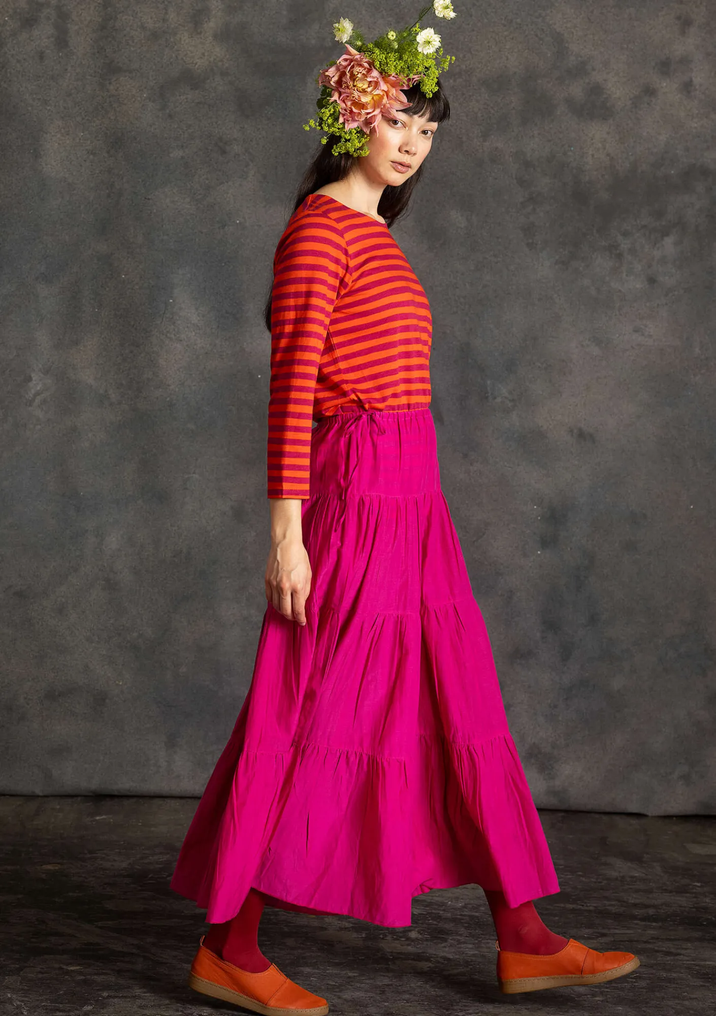 Vävd kjol i bomull/siden-Gudrun Sjödén Best