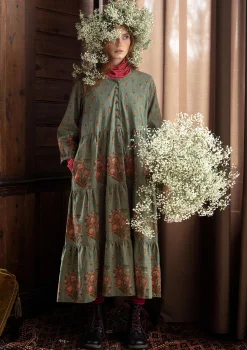 Vävd klänning "Asta" i ekologisk bomull-Gudrun Sjödén Clearance